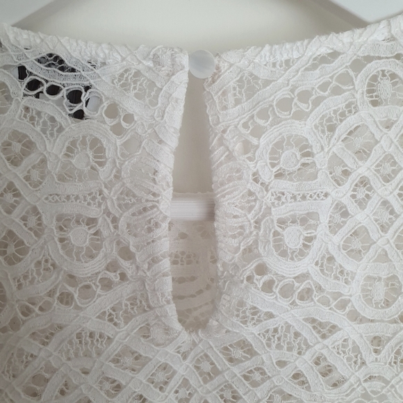 Witchery white lace long sleeve top and camisole set, size 4 - Picture 3 of 12